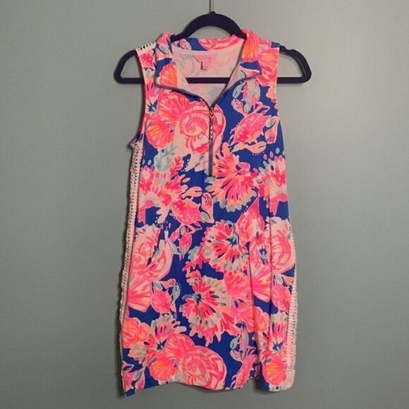 WOMENS SKIPPER SLEEVELESS DRESS IN BENNET BLUE BAY DREAMIN - Picture 2 of 10